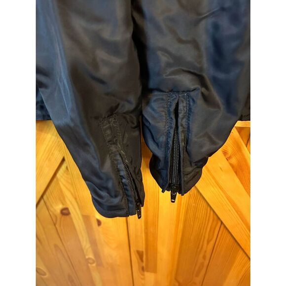 Teknic Motorcycle Rain Jacket Black Pockets Elastic Waist Size XL READ (8930) - Picture 4 of 10